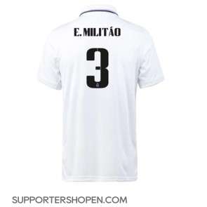 Real Madrid Eder Militao #3 Hemma Matchtröja 2022-23 Kortärmad